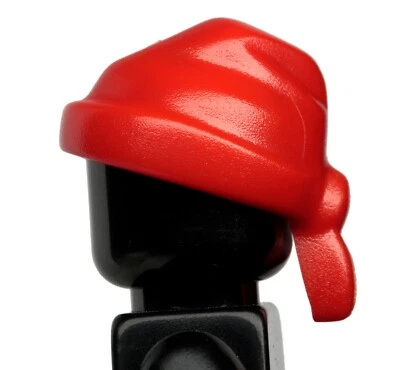NUEVO LEGO - Tocado - Piratas - Bandana Paño Envoltura Rojo x1 - Versión Retro Santa Foto 1 de 2