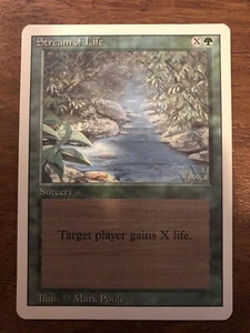 MTG Revised Common Stream Of Life - Picture 1 of 1