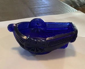 V seltenes Spitzenglas BT4B Boston & Sandwich Master Salz Dip Keller Lafayette Boot - Bild 1 von 12