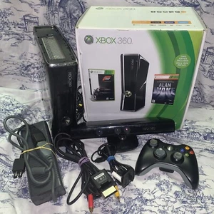Xbox 360 Console | No HDD | In Box | With Kinect and Cords | Not Complete | - Picture 1 of 12