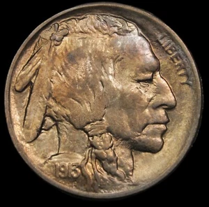 1913 Type 2 - Buffalo Nickel -GEM BU  Uncirculated -SVN630 - Picture 1 of 2