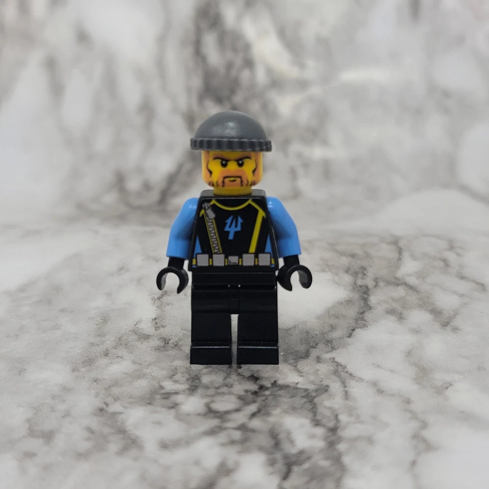 Lego Aquaraider Diver 3 Minifigure Aqua Raiders 7775 - Image 1 of 2