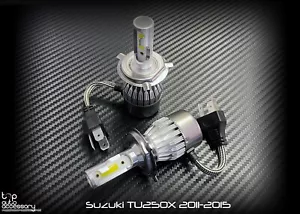 LED Kit H4 Headlight Lights Bulbs Hyper HID for Suzuki TU250X 2011-2015 - Picture 1 of 3