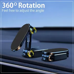 Strong Magnetic Car Dashboard Mobile Phone Holder Mount 360° Rotating Tilting - Picture 1 of 13