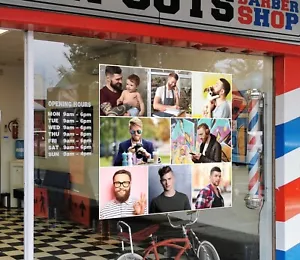 3D Hombre Corte de Cabello G403 Barbería Ventana Pegatinas Vinilo Pared Mural Calcomanías Miel - Imagen 1 de 10