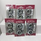 Securit Hardware Chrome Plated End Sockets 25mm Lot x6 New