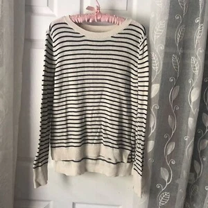 American Eagle Outfitters cotton Stripe Sweater women size small p - Picture 1 of 7