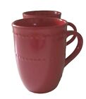 Menge (2) Royal Norfolk rote Geschirrspüler mikrowellensichere Kaffee-/Teetasse Becher