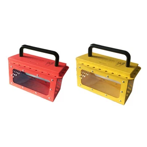 ASG Industrial Safety Visible Group Lockout Box with 20 padlock eyelets - Bild 1 von 3