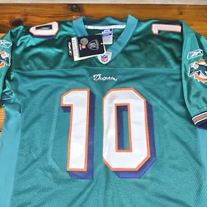 De colección NFL Miami Dolphins Reebok #10 Pennington Nuevo con Etiquetas Talla 50 - Imagen 1 de 19