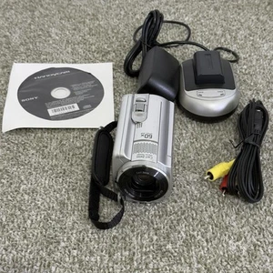 Sony Handycam DCR-SR68 Video Digital Camcorder AC adapter Charging Dock Battery - Picture 1 of 12