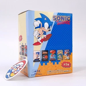 Sonic The Hedgehog Square Can Badge Collection (Set of 5 Pieces) Ensky Japan New - Imagen 1 de 8