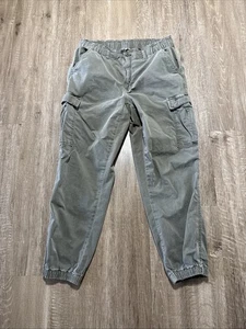 American Eagle Damengröße 14R entspannte Mom Jogginghose grün Cargo Grunge Hose - Bild 1 von 14