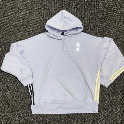 Sudadera con Capucha Adidas X Peloton Para Mujer Mediana Púrpura 3 Rayas Capaz de Grandeza Foto 1 de 4