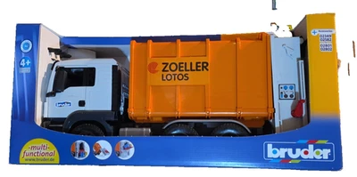 Bruder 03762 MAN TGS Rear Loading Garbage Truck 1:16 scale bin wagon bin lorry - Image 1 of 3