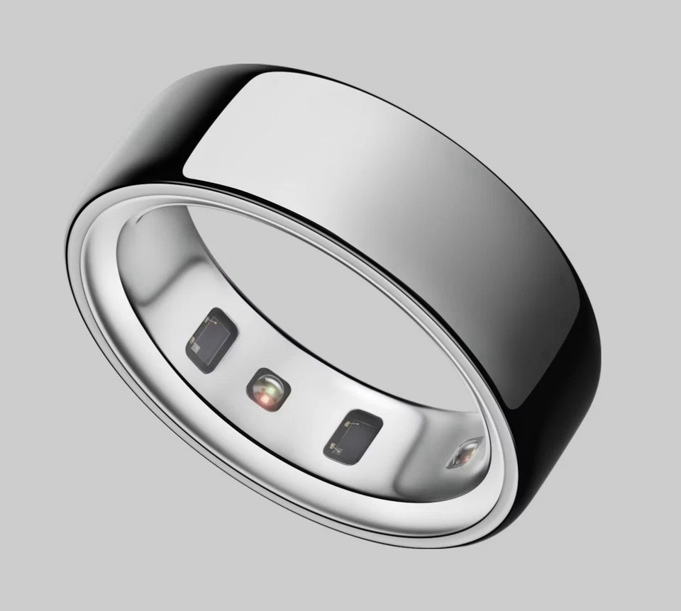 Oura Ring Gen 4 Silver Size 8 (Sealed, Brand New In-Box) - Image 1 of 3