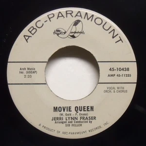 Jerri Lynn Fraser - Movie Queen - 1963 Teen Pop Vocal 45 - Picture 1 of 2