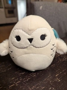 Kellytoy SQUISHMALLOWS Harry Potter WHITE HEDWIG OWL 6" Plush Stuffed Toy NEW - Picture 1 of 7