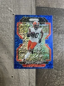 2021 Panini Prizm FOTL Blue Shimmer Jarvis Landry /25 SP #260 Cleveland Browns - Picture 1 of 2