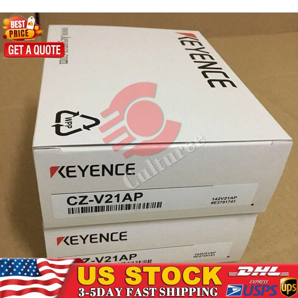 1PC New Keyence CZ-V21AP CZV21AP Sensor Amplifier US Free TAX  US Free TAX - Image 1 of 2