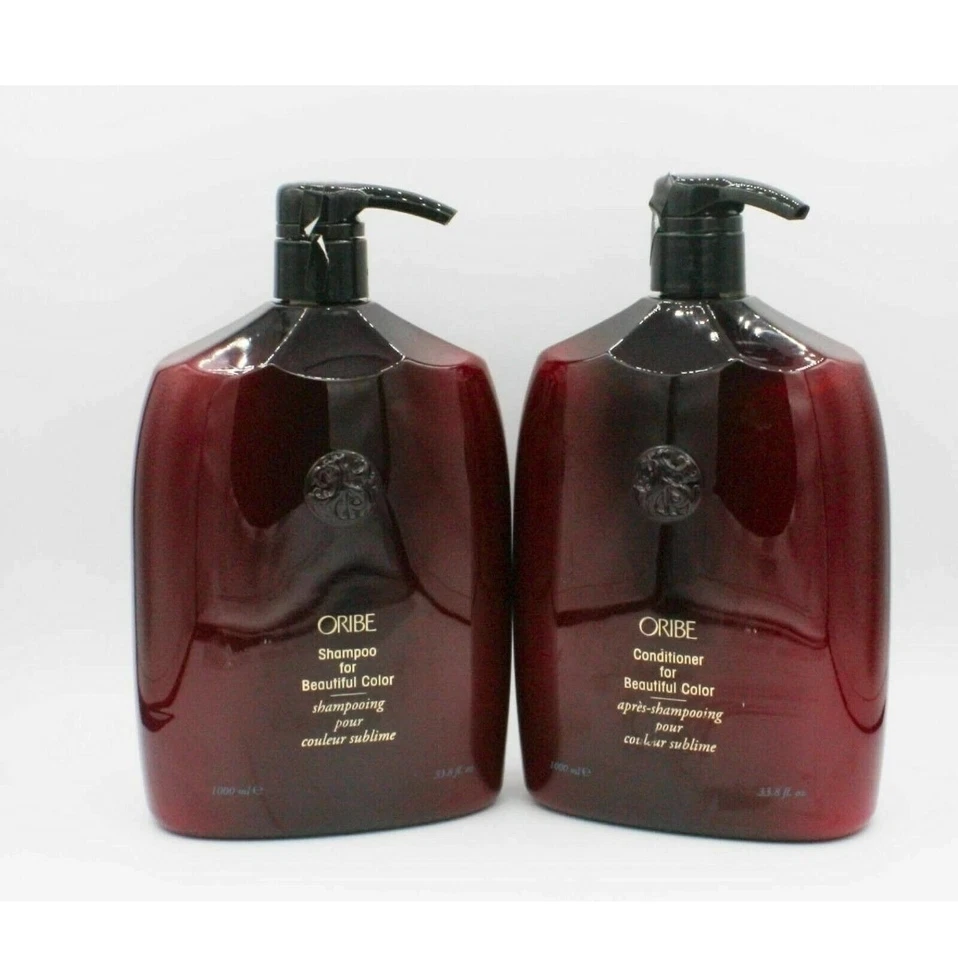 Oribe Shampoo and Conditioner for Beautiful Color 33.8oz/1 Liter Duo NFR W/PUMPS - Image 1 of 1