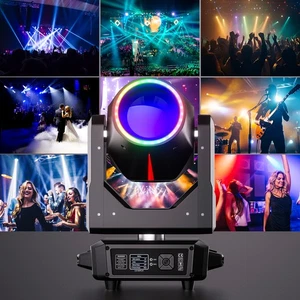 Luz de cabeza móvil LED 26 prisma 380 W RGBW haz de gobo iluminación puntual de escenario discoteca DMX - Imagen 1 de 17