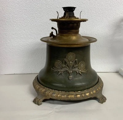 Miller Juno kerosene oil lamp aesthetic period original finish for restoration - Image 1 of 4