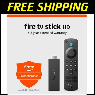 Fire TV Stick HD Bundle with 2-Year Protection Plan - Unlimited Streaming Awaits - Image 1 of 4