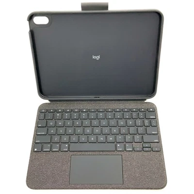 Logitech Combo Touch 820-010740 iPad (7th - 11th Gen) Keyboard Case #YU0081 - image 1 of 4