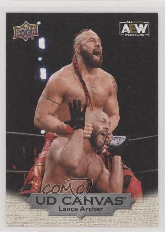 2022 Upper Deck AEW All Elite Wrestling UD Canvas Lance Hoyt Lance Archer #C19 - Image 1 of 2