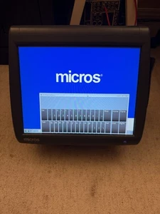 Micros Workstation 5A Sistema Unidad Monitor Pantalla Con Soporte (FUNCIONAMIENTO PROBADO) - Imagen 1 de 9