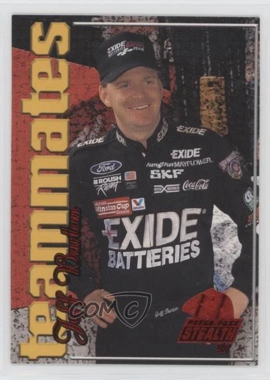 1998 Press Pass Stealth Teammates Fusion Jeff Burton #51 - Image 1 of 2