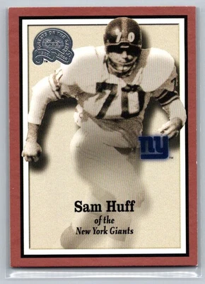 Sam Huff 2000 Fleer Greats of the Game New York Giants #77 - Image 1 of 2