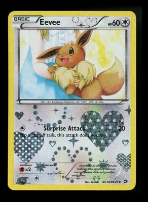 #2 Eevee RC14/RC25 Legendary Treasures 2013 Radiant Collection Pokémon Card TCG - Image 1 of 4