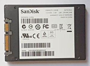 Disco rigido SSD 120 GB SATA III SanDisk Extreme SDSSDX-120G MLC 2,5" per notebook - Foto 1 di 1