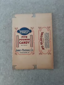Vintage Country Store Candy Box Janney - Marshall Co Fredericksburg Virginia - Picture 1 of 10