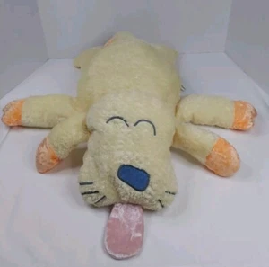 Carter's 24" Cuddle Pillow Yellow Dog Plush EMU Namae 2000 Puppy Stuffed Retired - Picture 1 of 12