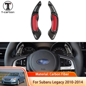 Carbon Fiber Car Steering Wheel Gear Shift Shifter Extension For Subaru Legacy - Foto 1 di 13