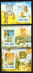 SANTO TOMÉ Y PRÍNCIPE 3 HB HISTORIA DE LA NAVEGACIÓN - Imagen 1 de 1