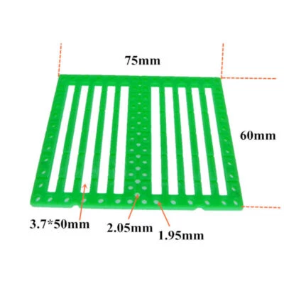 Car Frame DIY For Robot Toy Model75*60mm Car Chassis Perforated Plastic Panel - Image 1 of 4