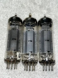 3 Amperex 6BQ5 Holland Vakuumröhren TV7 starker D-Getter (2) O-Get (1) getragenes Etikett - Bild 1 von 4