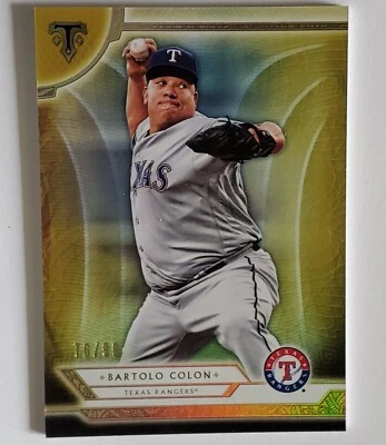 BARTOLO COLON 2018 Topps Triple Threads Baseball Card #98 Gold 76/99 - Image 1 of 4