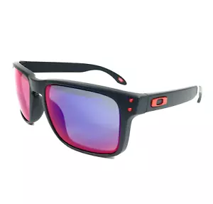Oakley Sunglasses Holbrook OO9102-3655 Matte Black w Positive Red Iridium Lenses - Picture 1 of 14