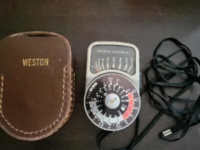 Medidor de Luz Universal Weston Master IV Nº 745 con estuche Foto 1 de 3