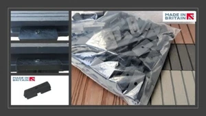 400 - Composite Decking Clips Hidden Fixing Fasteners Plastic T Clips - Picture 1 of 5