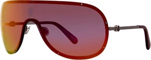 Moncler AVIONN ML0256 14U Mirror Lens Metal Wrap Shield Sunglasses Frame 138-120 - Picture 1 of 3