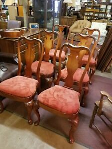 Set of 6 Formal Dining Room Chairs 