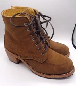 Women's RED WING CLARA Brown Lace Up BOOTS 3403 Sz 8 B - Picture 1 of 8