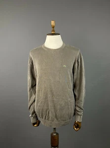 Lacoste Sweatshirt Crew Neck Cotton Knit Jumper Sweater SIze 7 / 2XL - Picture 1 of 12