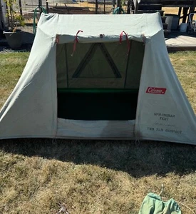 Vintage Coleman Springbar Fortnighter Zelt - Bild 1 von 20